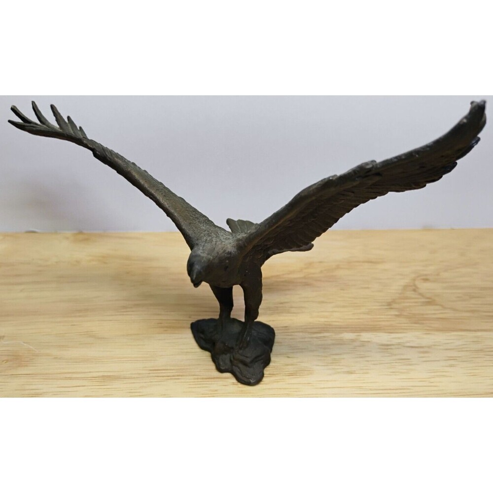 Vintage 1985 Avon Bronze Eagle Miniature Statue Collectible Figurine Sculpture
